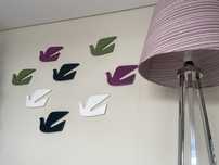 8 Passaros decorativos