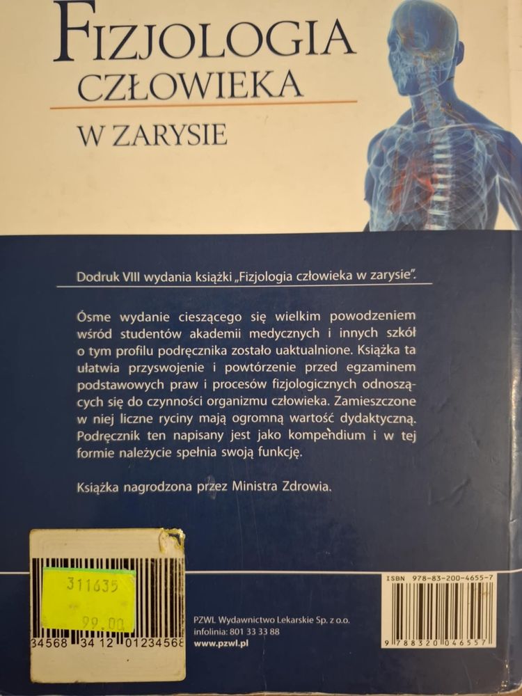 Fizjologia człowieka w zarysie - Władysław Z. Traczyk
