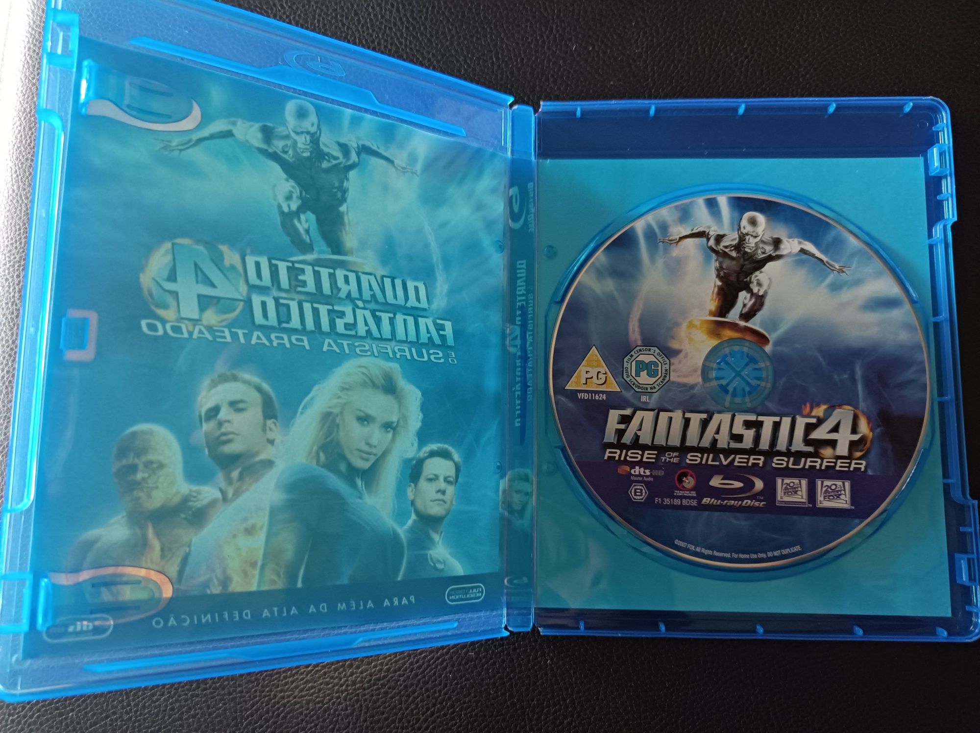 Blu-ray Quarteto Fantástico e o Surfista Prateado