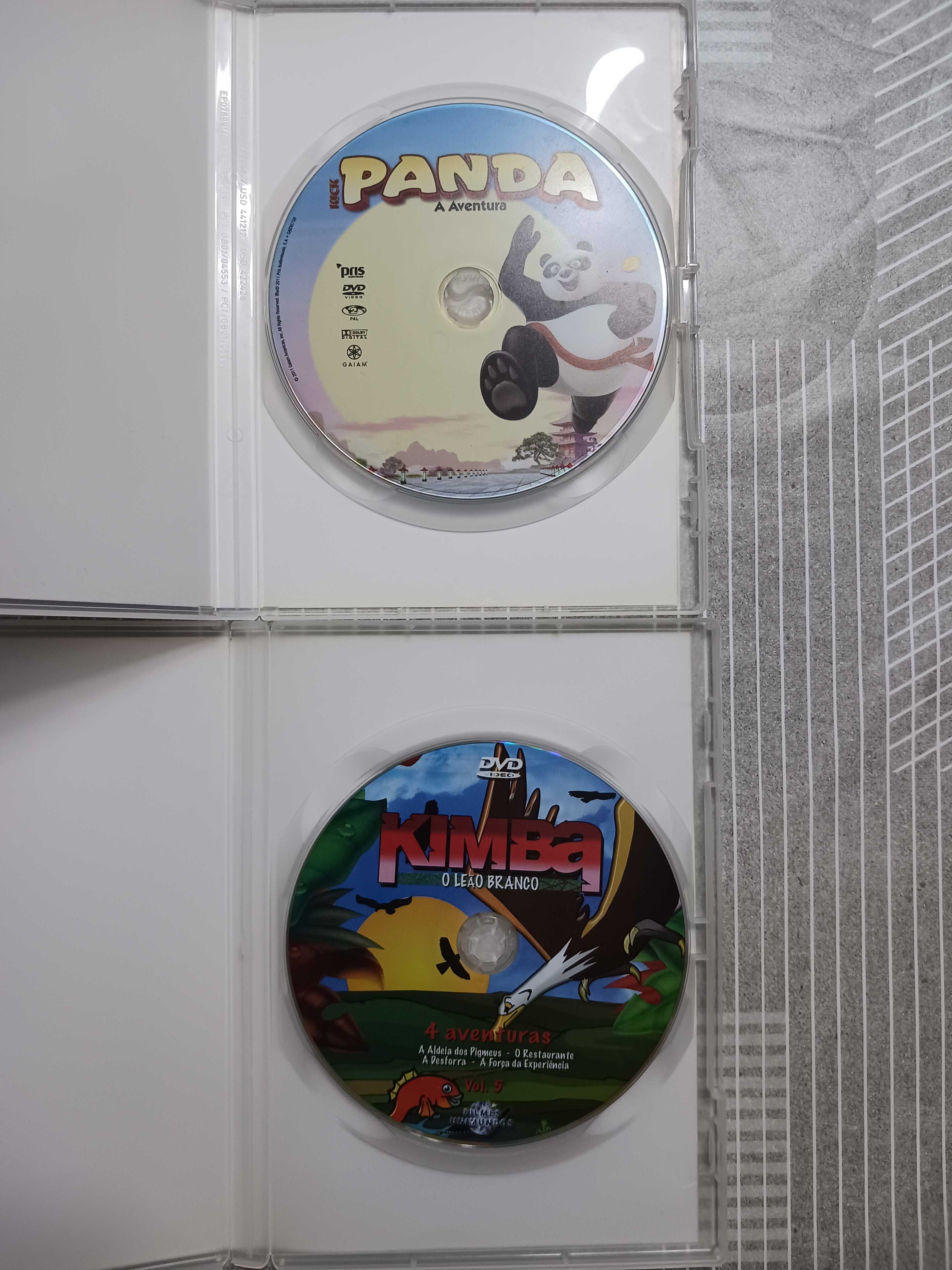 Conjunto de 6 Dvd's para criança