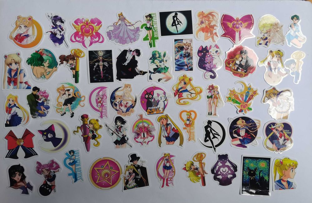 Sailor Moon Czarodziejka z Księżyca (anime) naklejki zestaw 50 szt [3]