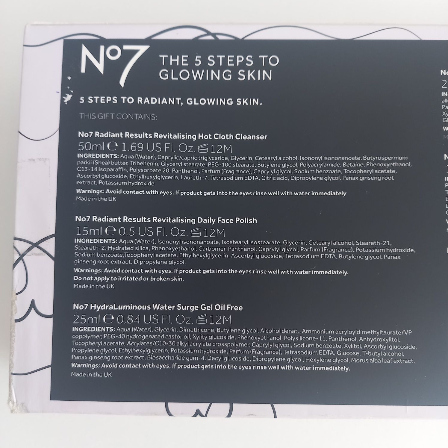 No7 Glow your own way Zestaw kosmetyki do twarzy żel krem Gliwing skin