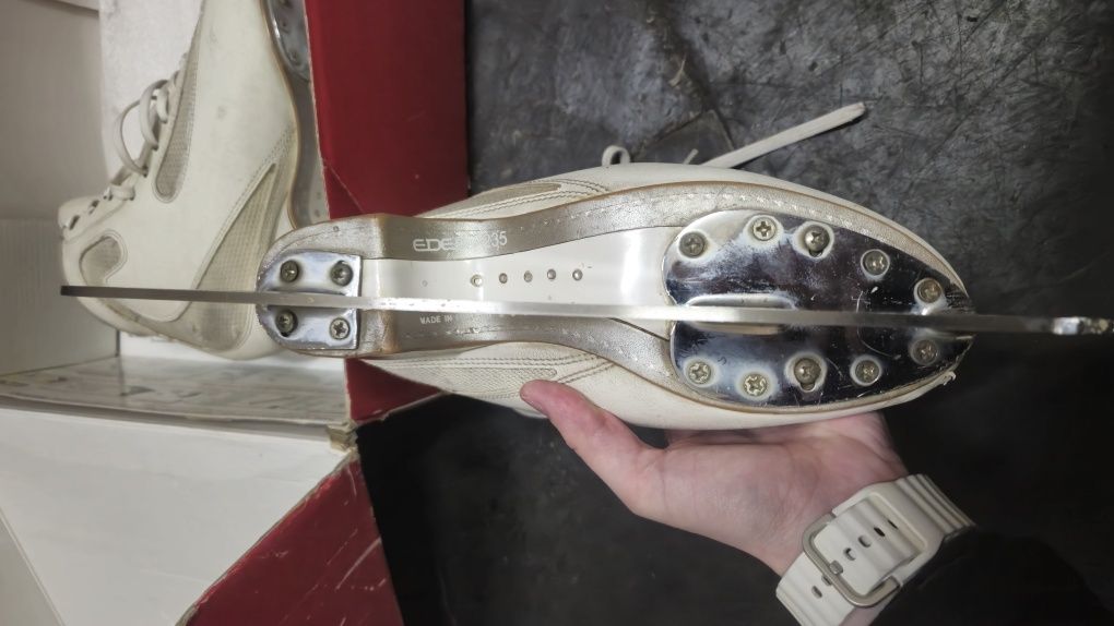 Коньки Edea ice fly 23.5 ,леза WILSON Gold Seal
