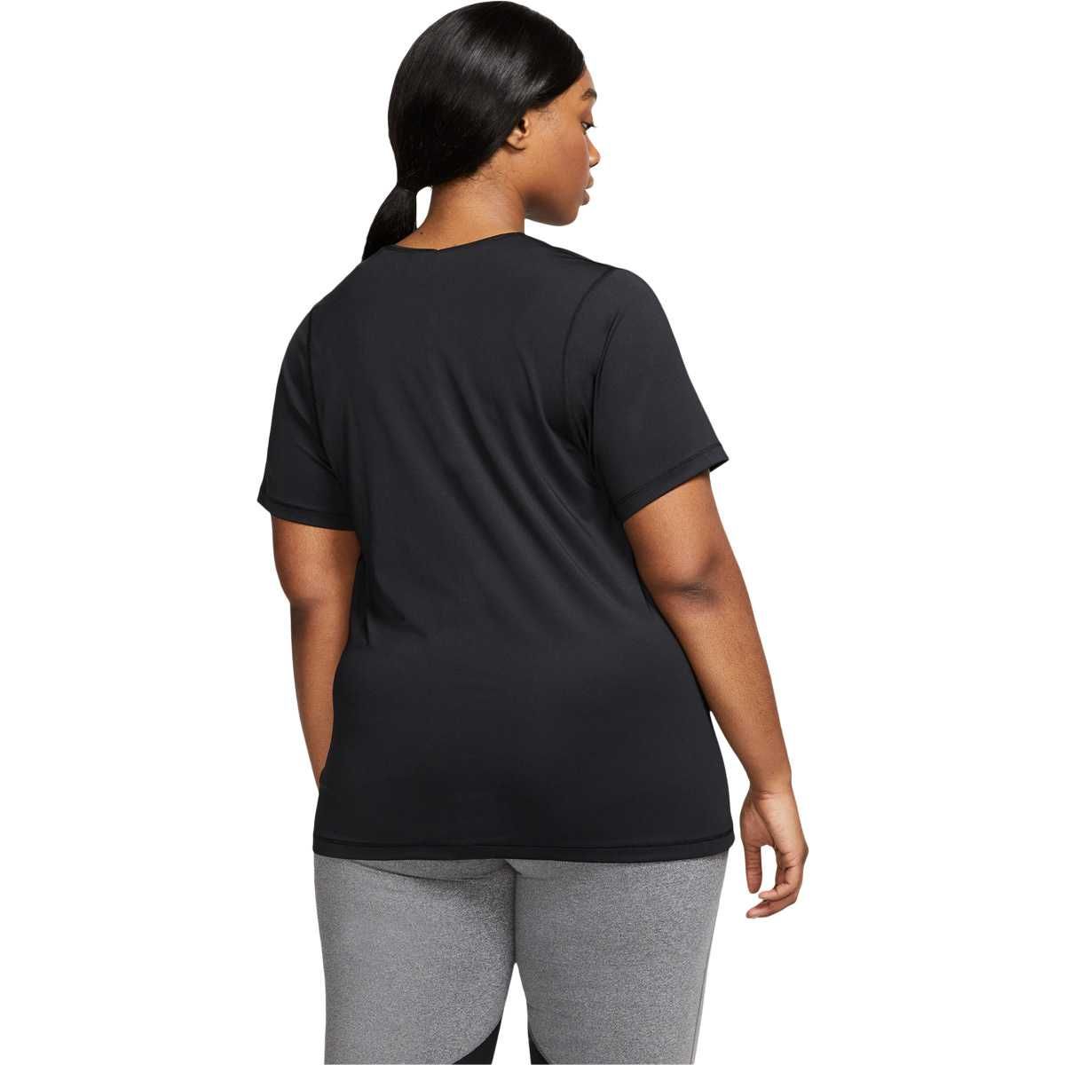 NIKE Mesh Plus Size Dri-Fit Nowa Koszulka Damska XL-2XL Oryginalna