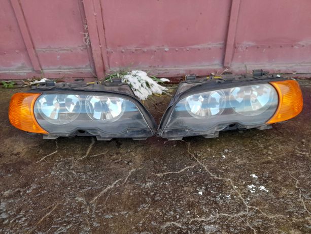 Bmw 3 e46 e36 coupe sedan lampa przednia lewa prawa komplet