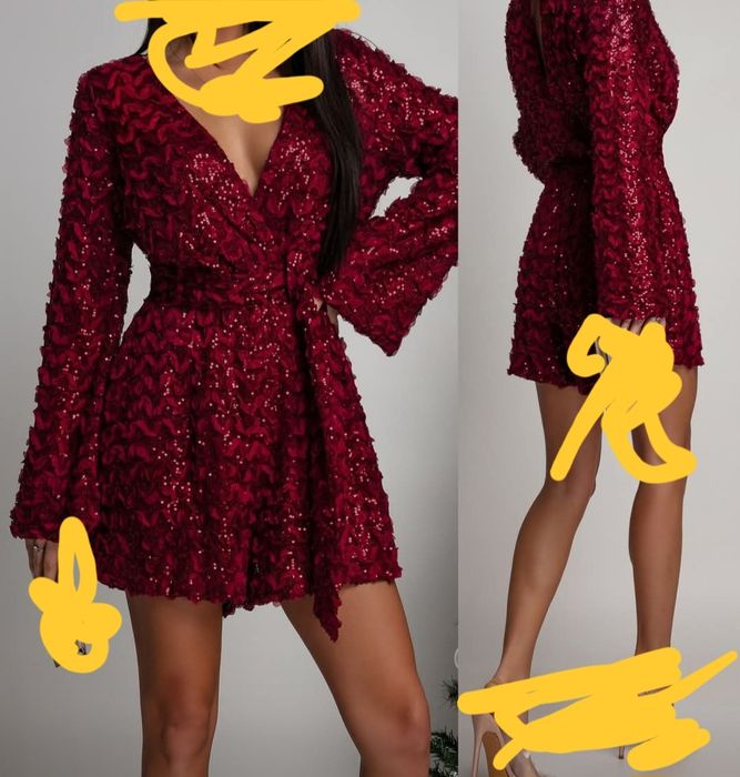 Kombinezon cekinowy M Allyson