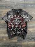 Vintage konflic t shirt tee affliction style sk8 archive