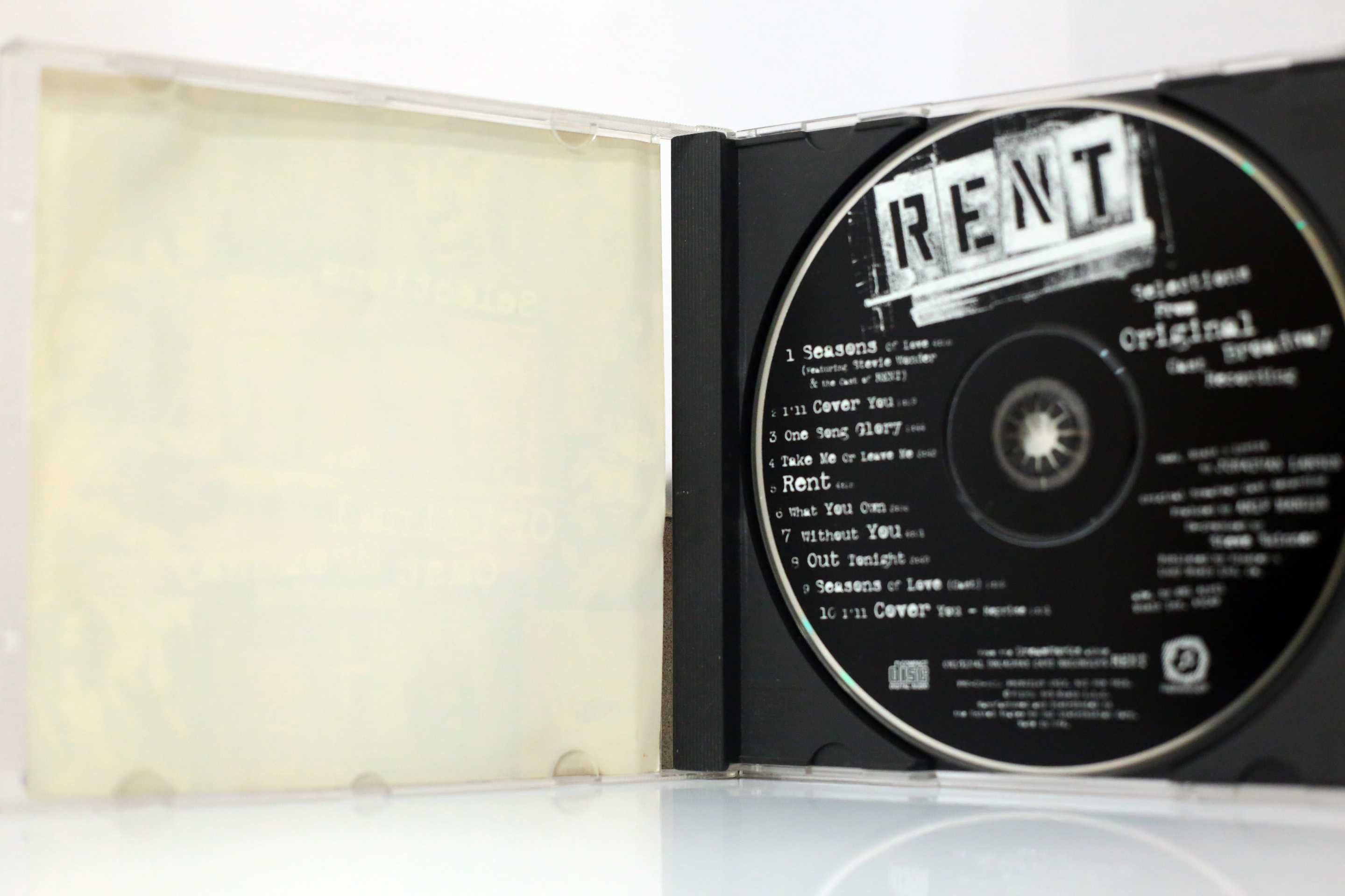 (C) Rent Jonathan Larson Broadway Cast Recording CD