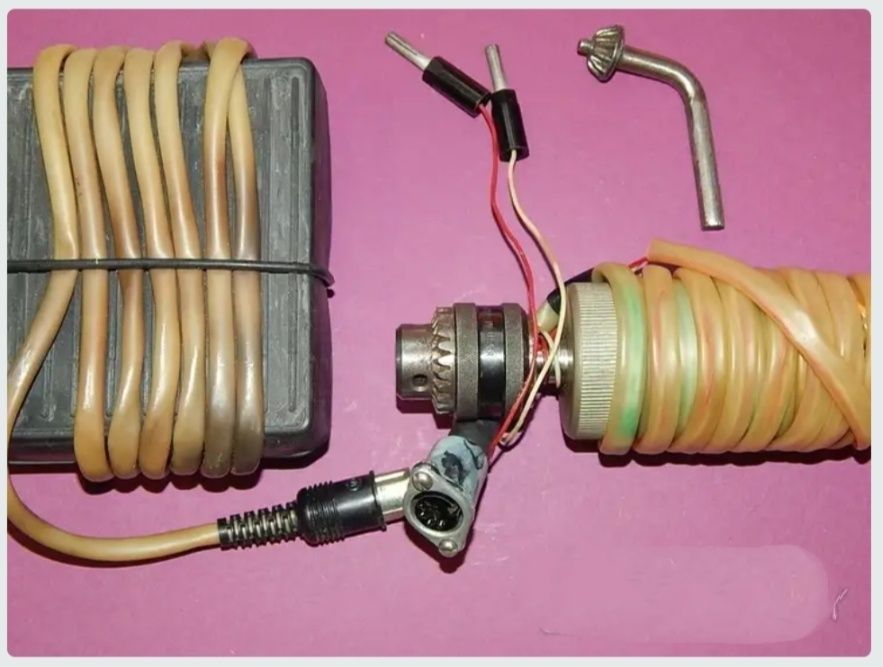 Мини электродрель ножного управления