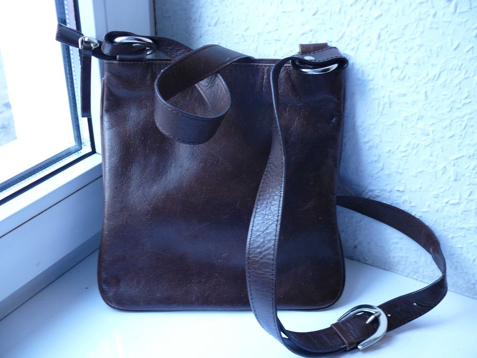 Torebka konduktorka skóra naturalna 100%