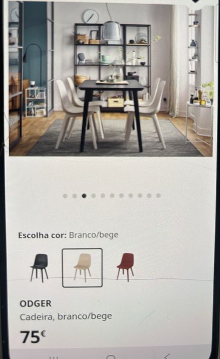 Cadeiras bege ODGER