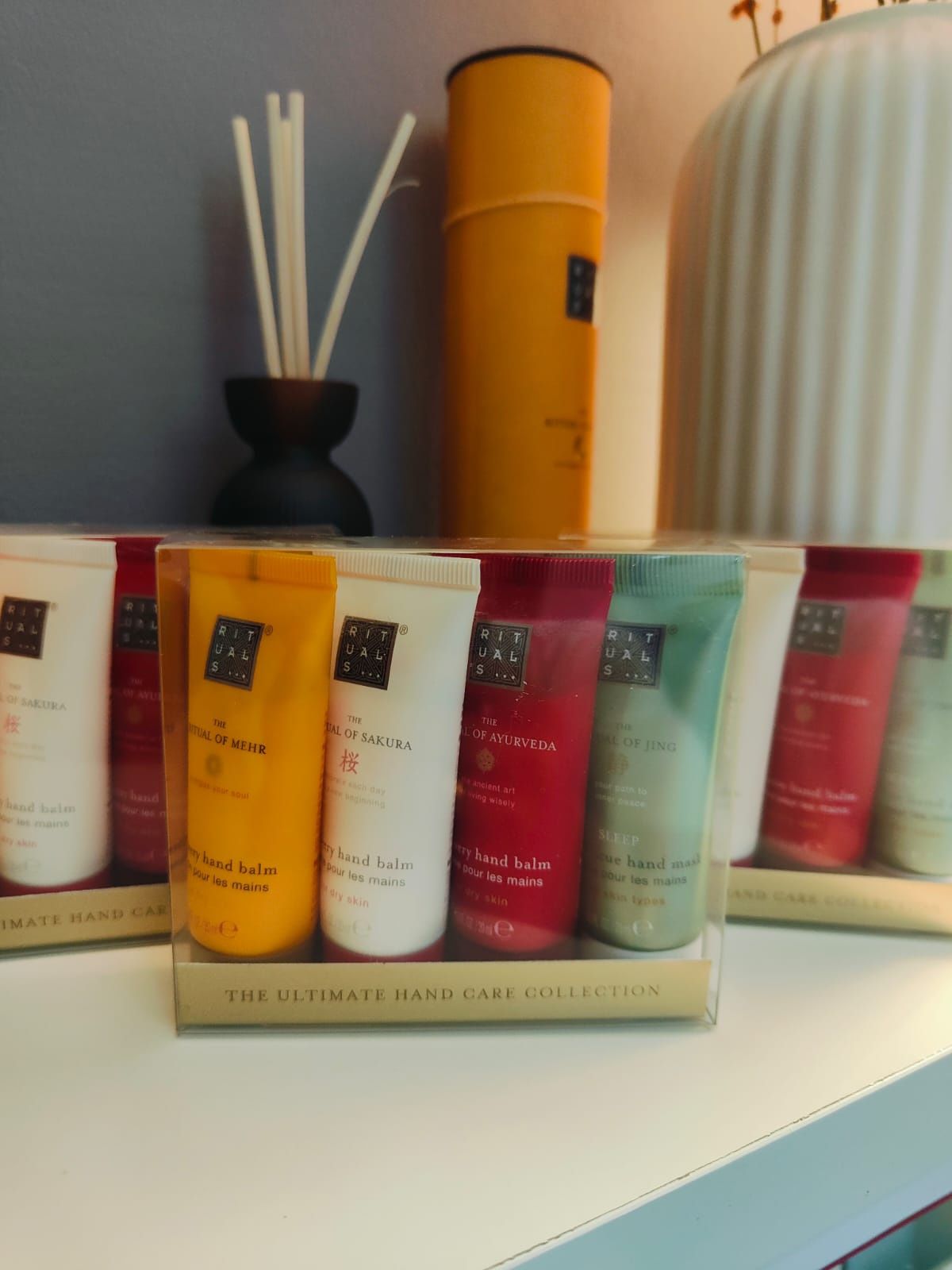 Handcare collection. sakura, jing mehr, ayurveda.