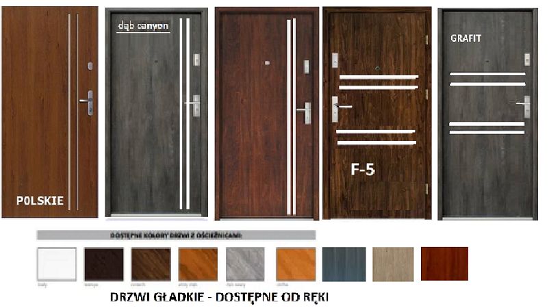 Wejściowe drzwi zewnętrzne z MONTAŻEM do mieszkań w bloku, wyciszone