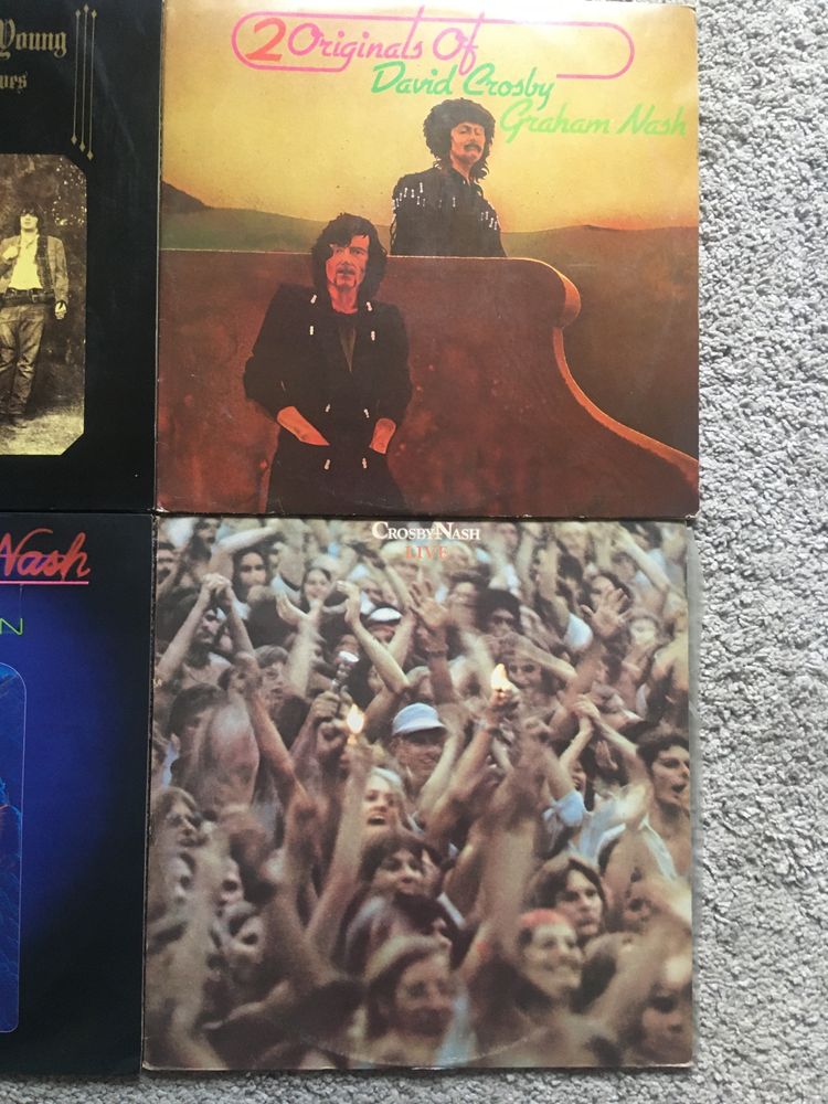 Lote 4 discos vinil Neil Young / CSNY / CSN