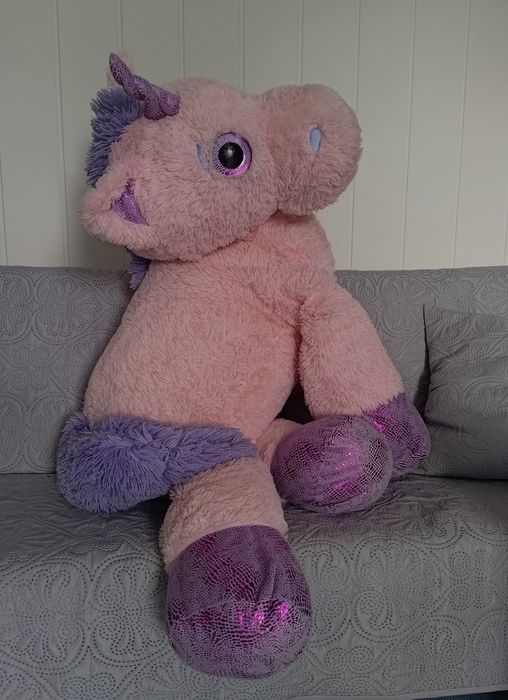 Jednorożec duża maskotka.