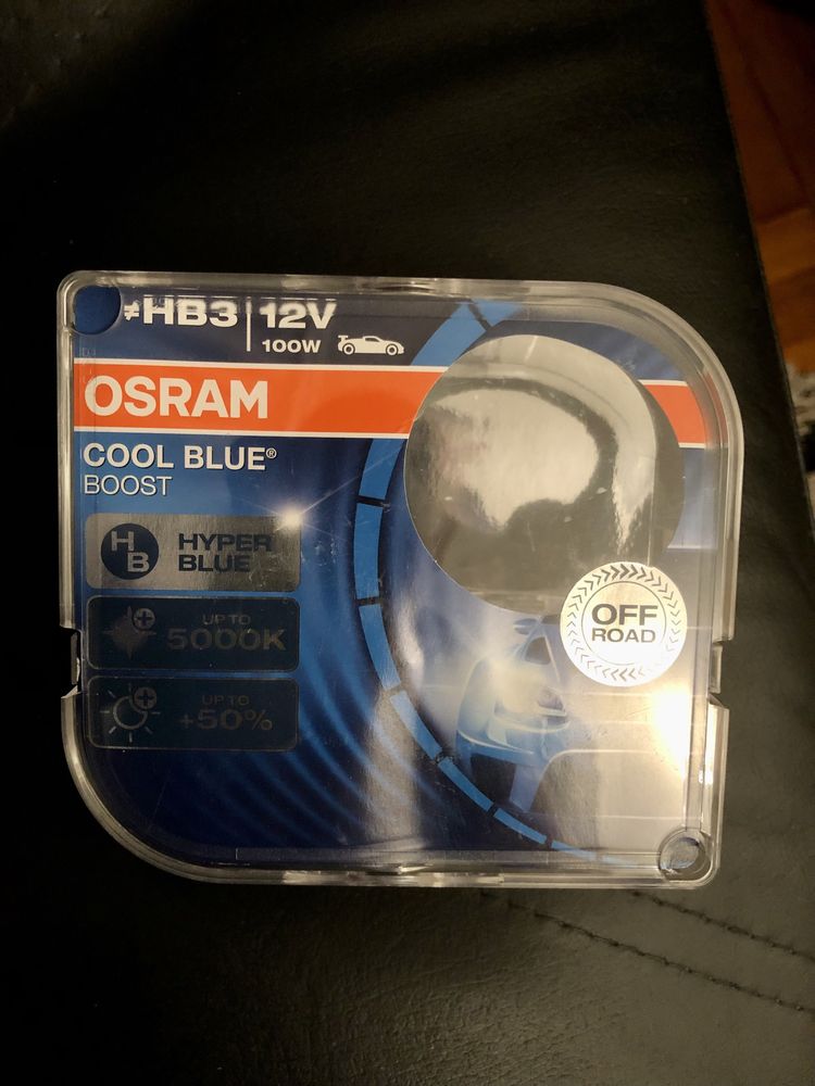 Лампа в фару OSRAM cool blue HB3 12V 100W.
