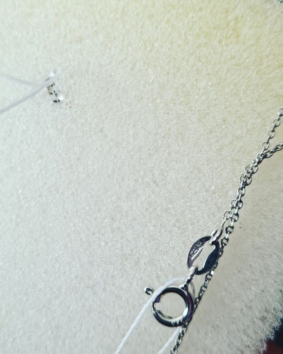 Biżuteria Srebrny komplet briju kolczyki bransoletka łańcuszek znak ni