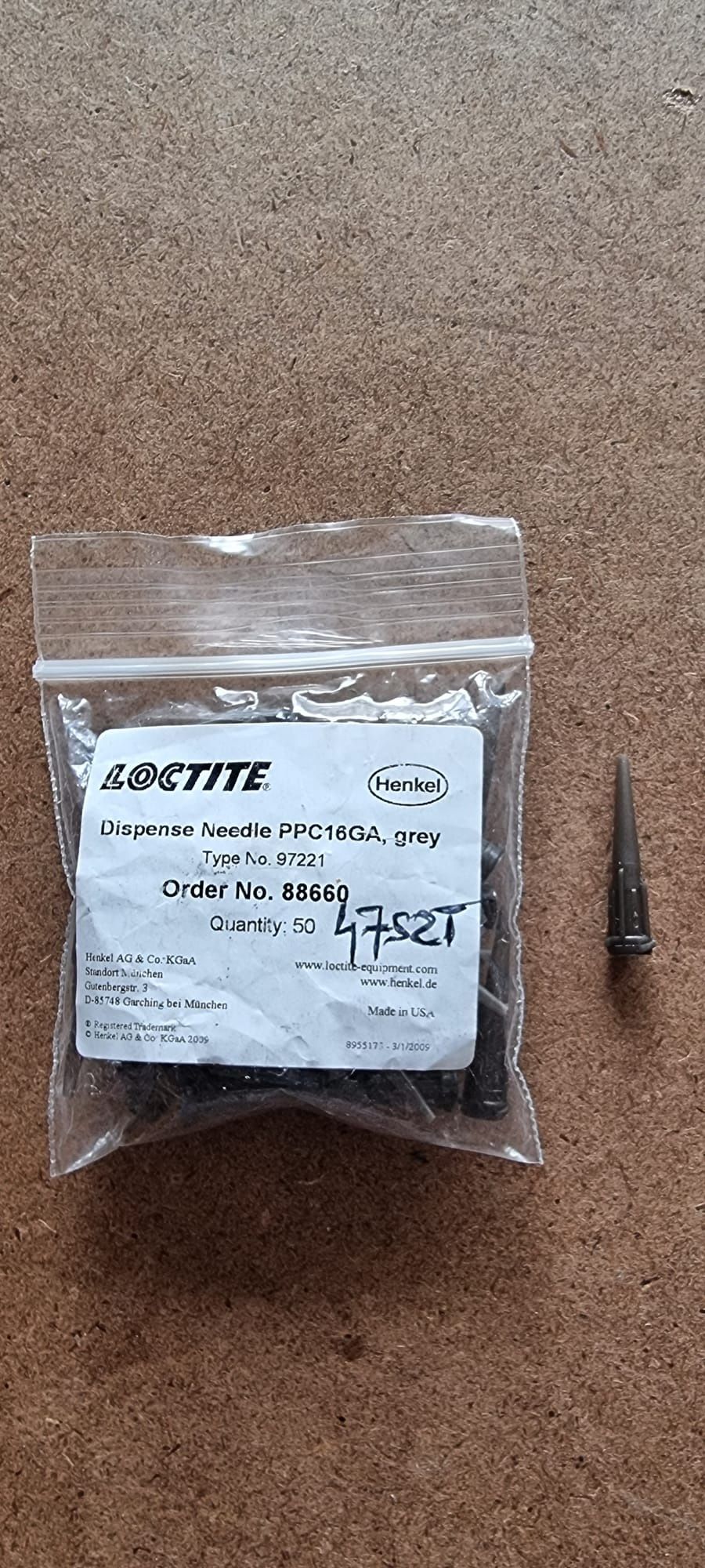 Igła dozująca PPC16GA Loctite 47 sztuk