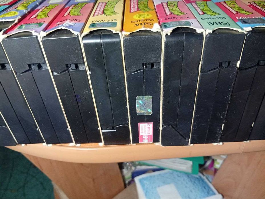 Черепашки ниндзя  VHS  13 видео кассет