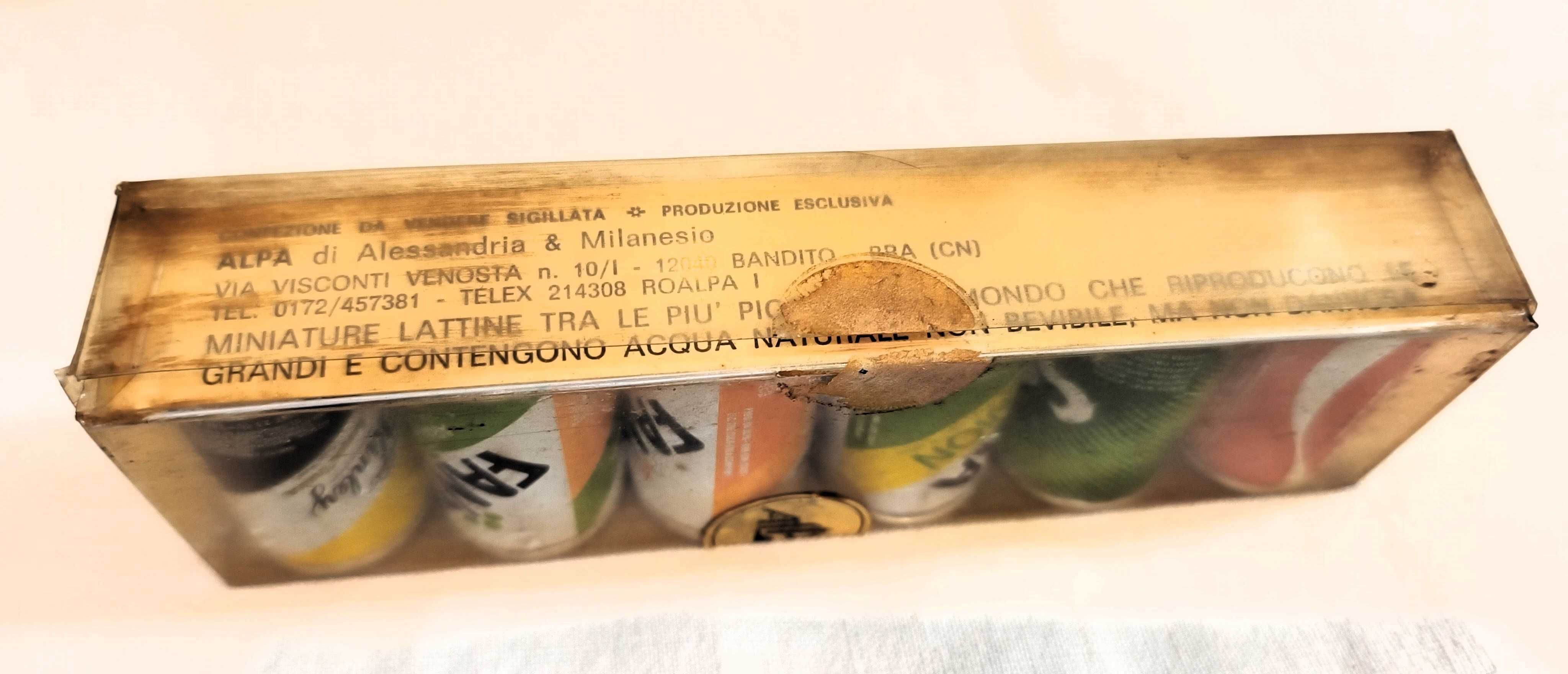 6 Latas Refrigerantes Miniaturas
