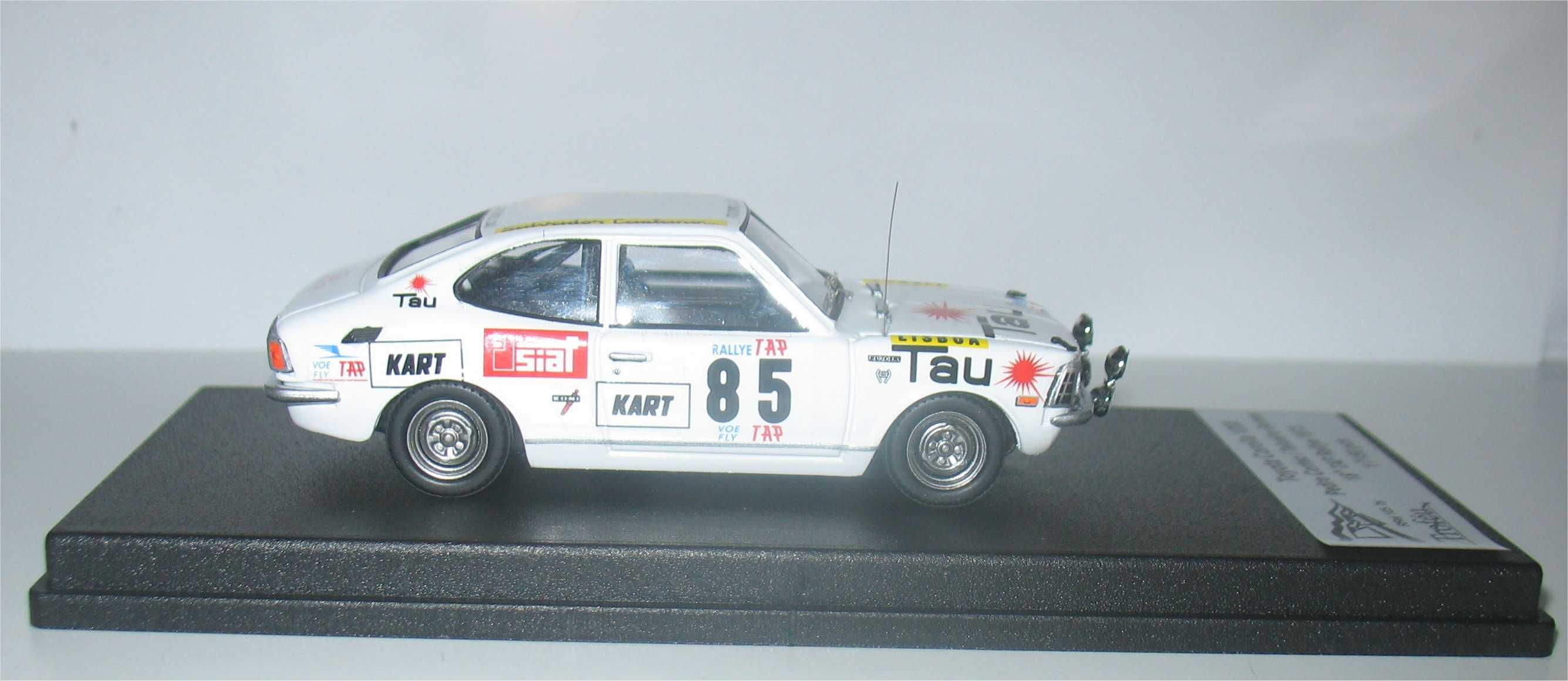 Troféu - Toyota Corolla 1200 - Rally de Portugal 1973 - Pedro Cortez