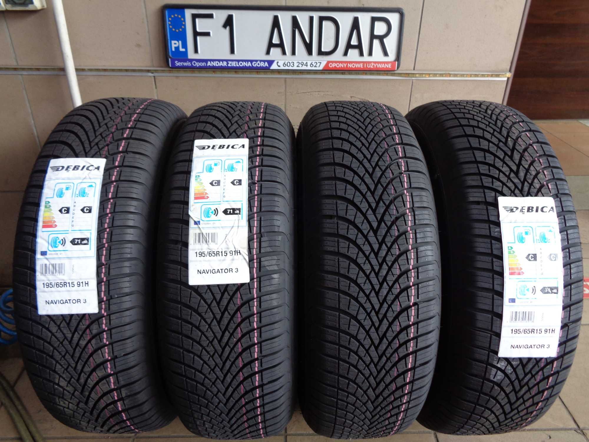 Nowe 195/65R15 DĘBICA Navigator 3 , Nowy Model Całoroczne Warto ANDAR