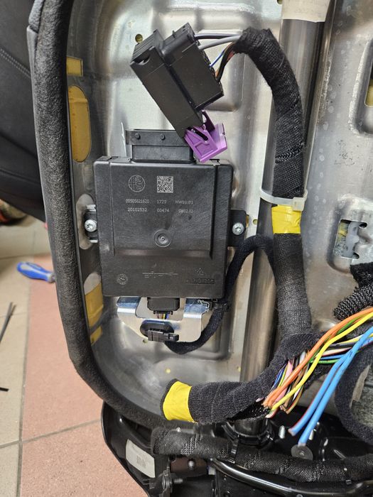 Moduł fotela kierowcy i pasażera alfa romeo stelvio