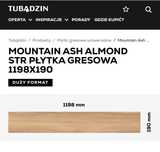 Płytki Mountain Ash almond STR 119,8x19x0,8gres