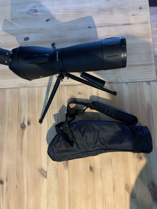 Telescópio 20-60x60 com bolsa tripe e suporte para telemovel