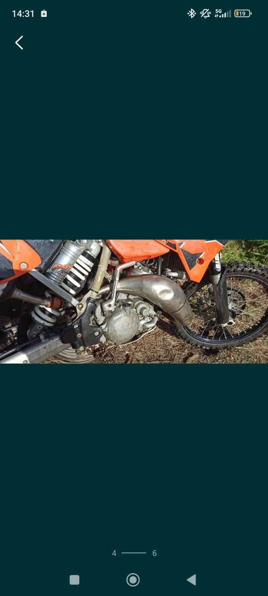 KTM 125cc exc 2004