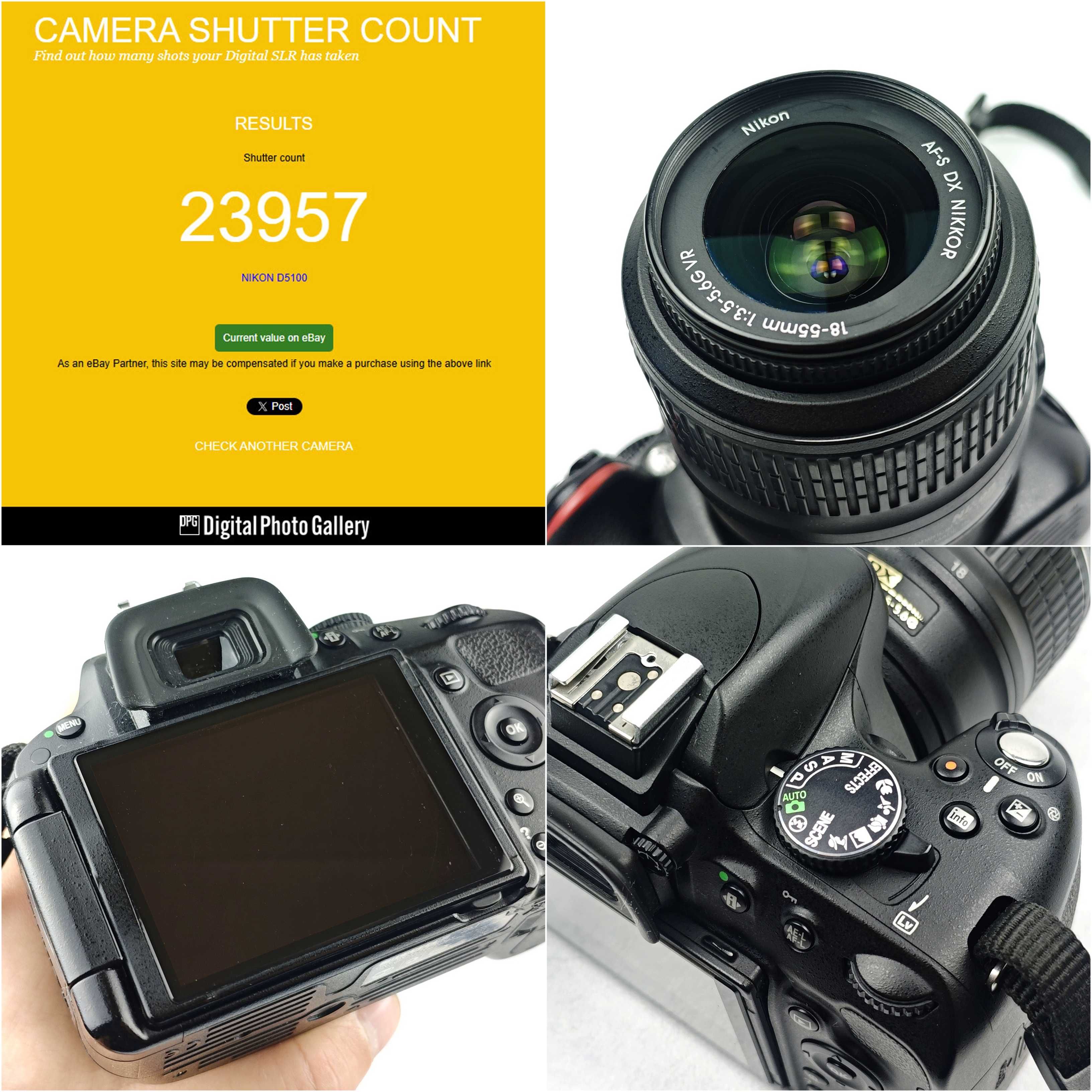 Дзеркальний фотоапарат Nikon D5100 KIT 18-55mm 64Gb + сумка