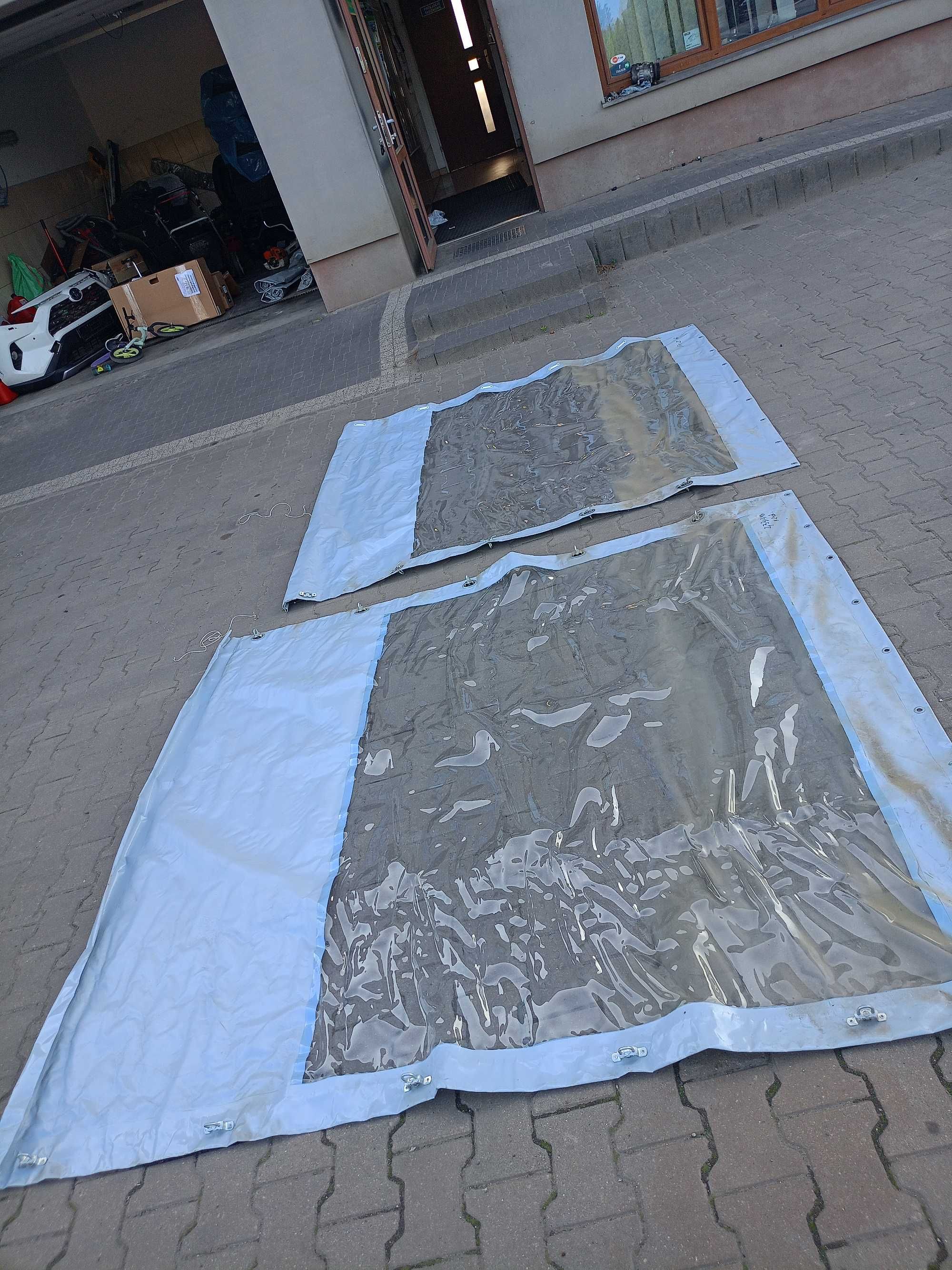 Plandeka zwijana  na altankę kpl z oknem na altanke wiatę inne