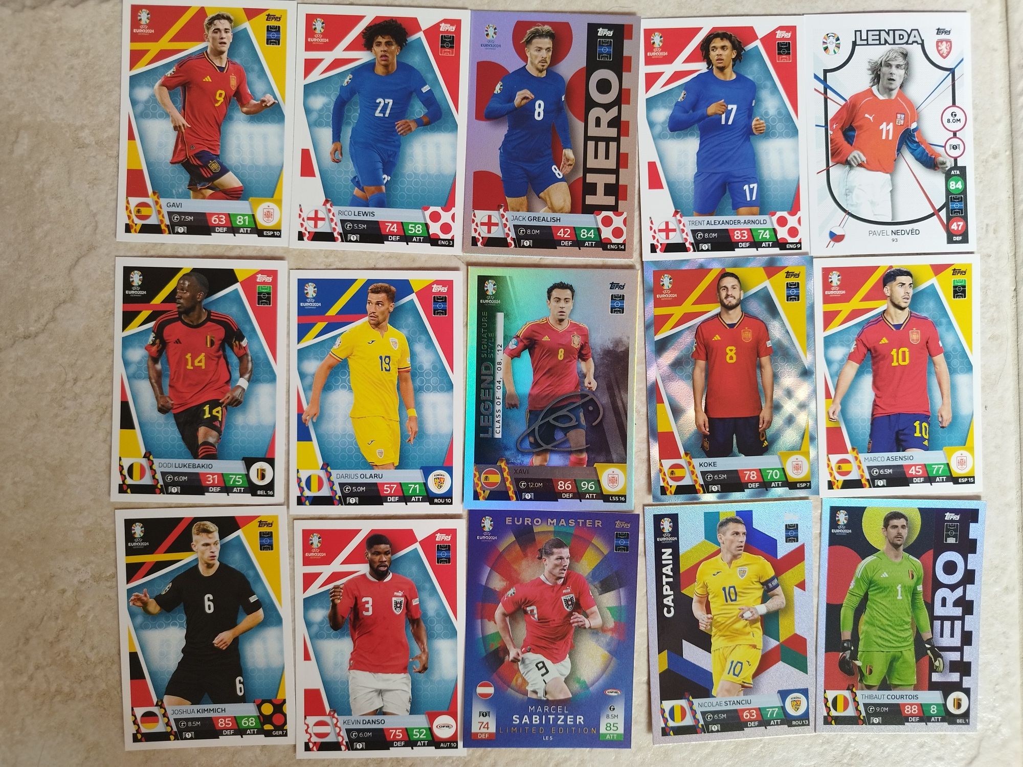 Cromos Match attax euro 2024