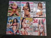 6 Revistas Penthouse, Frontal, Sexy - Edições Portuguesas