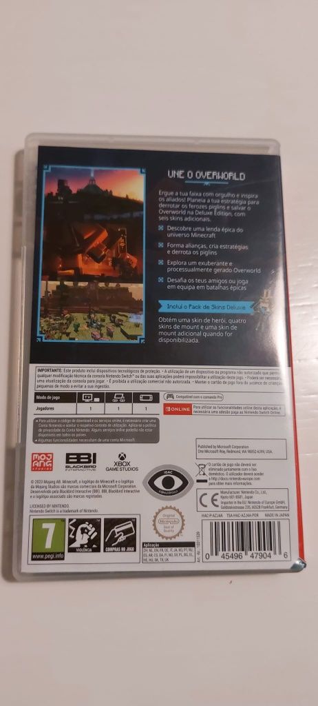 Vendo Jogo Minecraft Legends Nintendo Switch