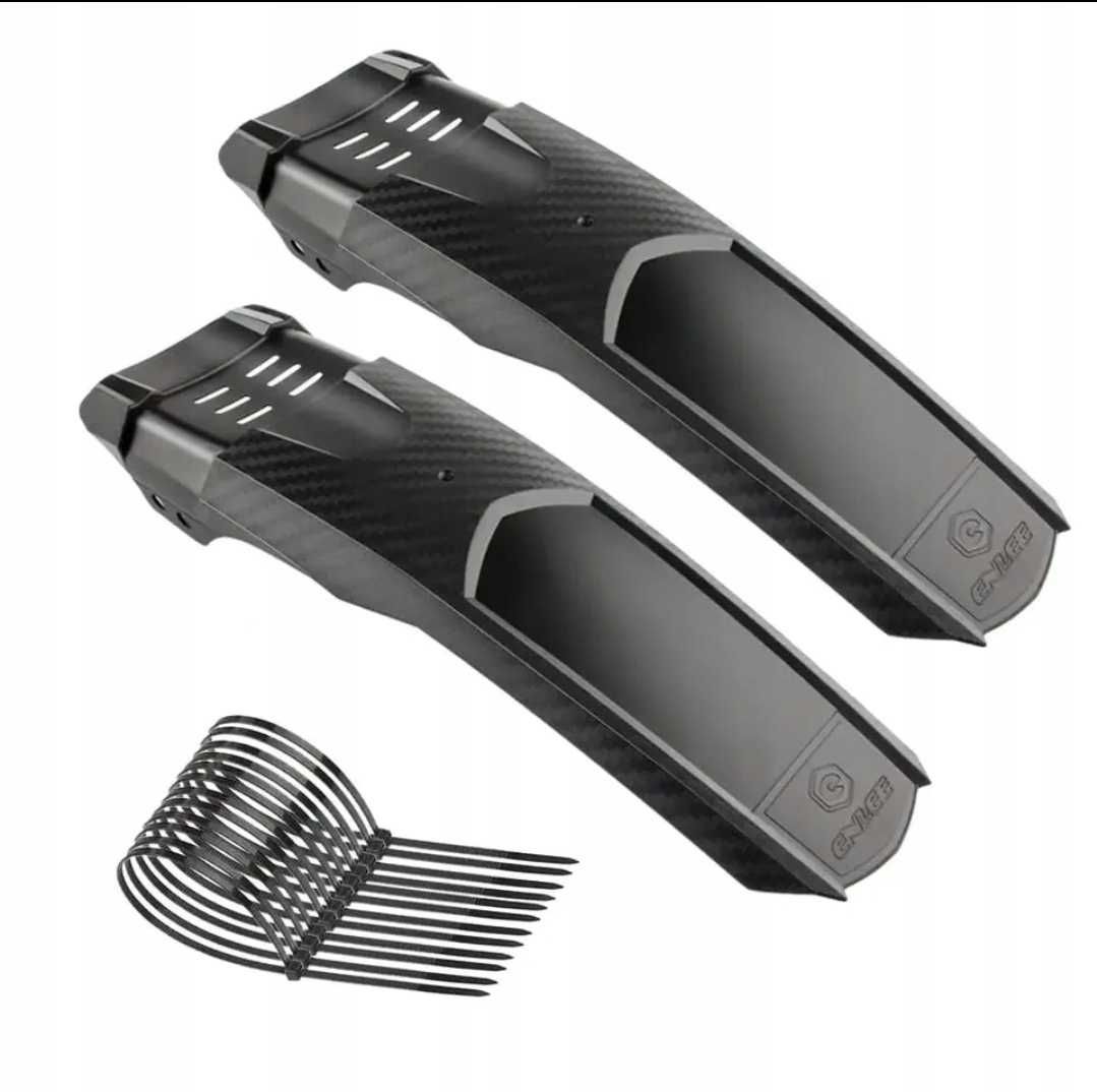 Zestaw Błotnik Rowerowy Przód Tył 20-29 Mud Guard 6 Opasek Zaciskowych