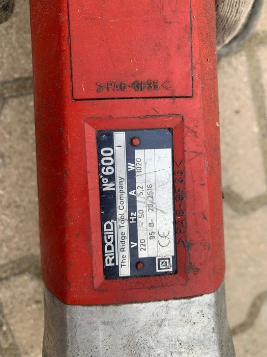 RIDGID 600 GWINTOWNICA gwinciarka elektryczna + 4 głowice Lublin