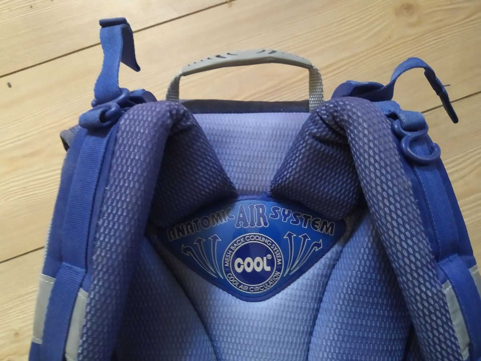Рюкзак школьный синий, ортопедический 40x28x20см.
