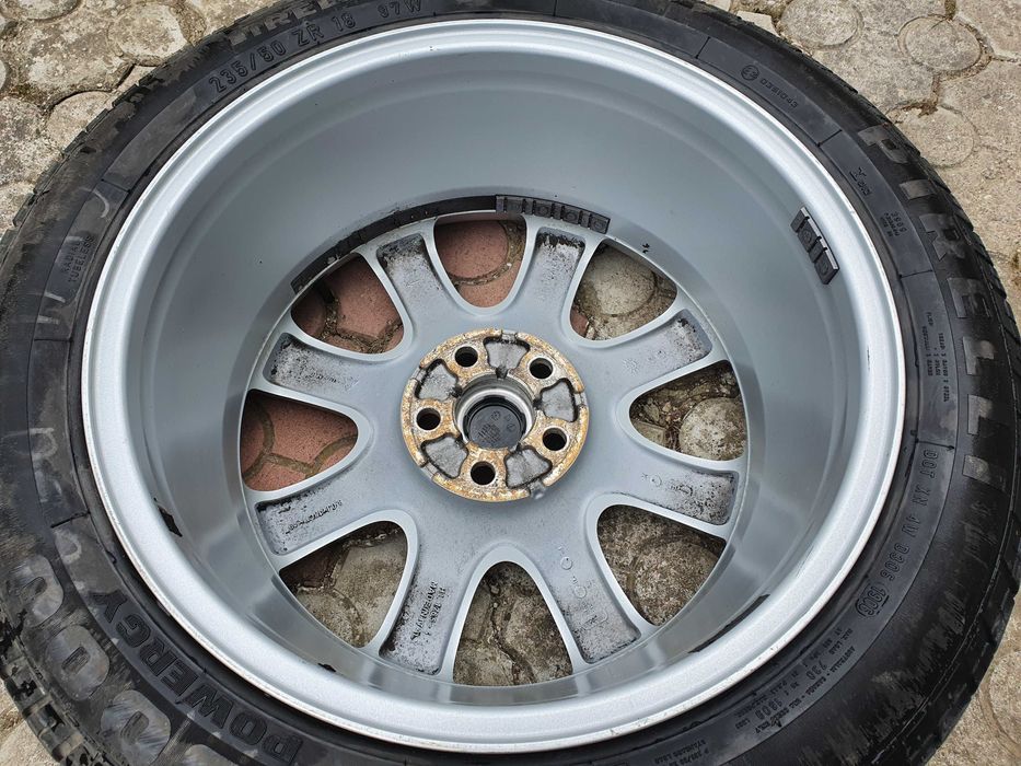 Оригинальные диски Jaguar XJ X350 X358 18" + летняя резина Pirelli