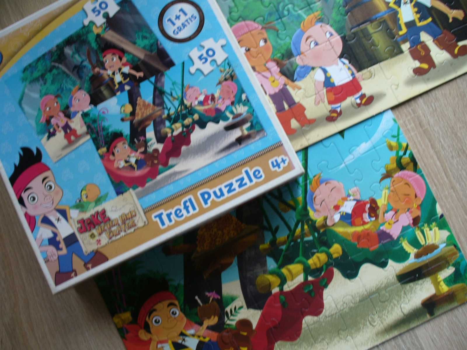 Disney puzzle Kubuś Puchatek + Jake