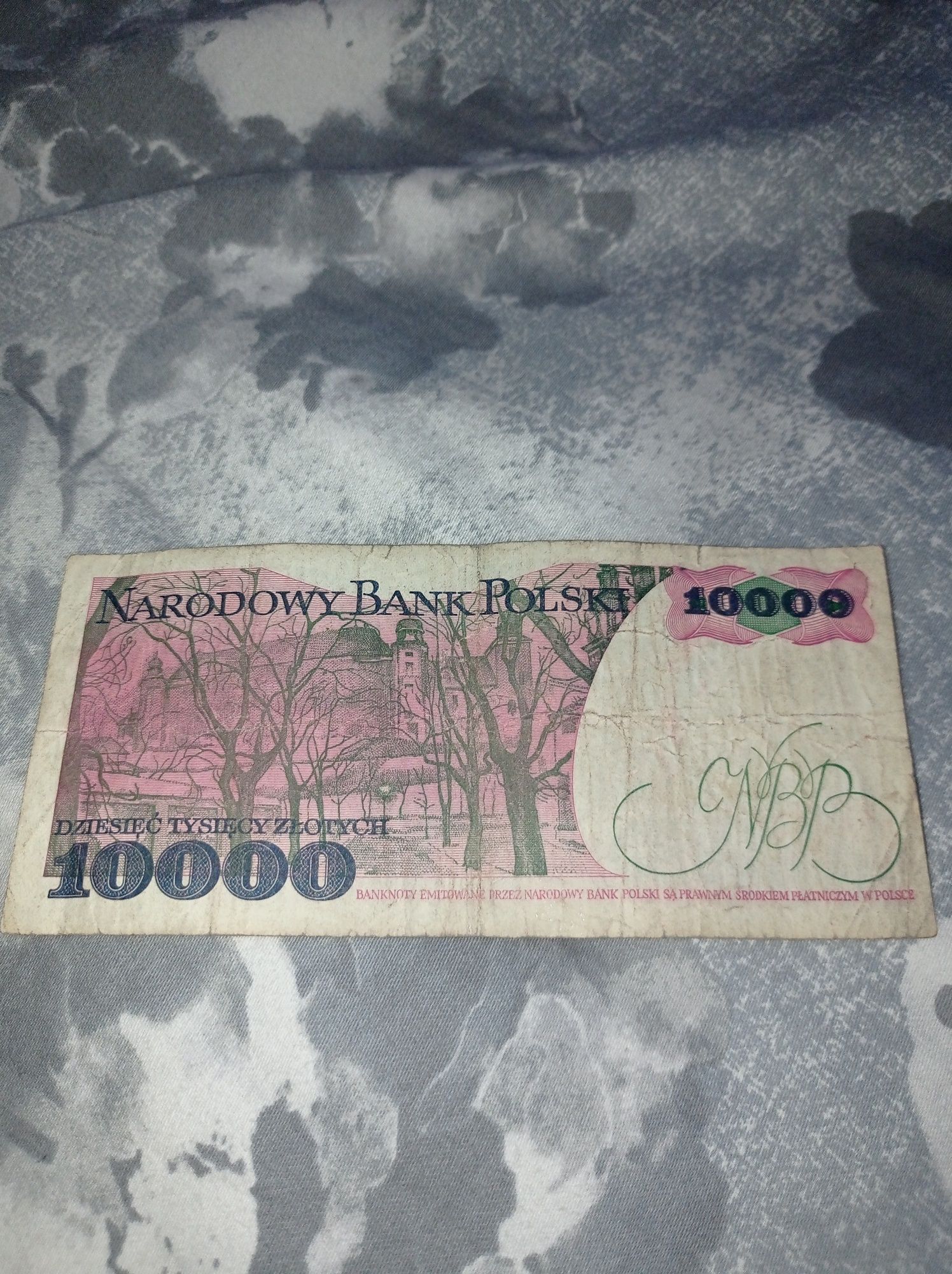 10000 złotych stary banknot 1 grudnia 1988 seria BH