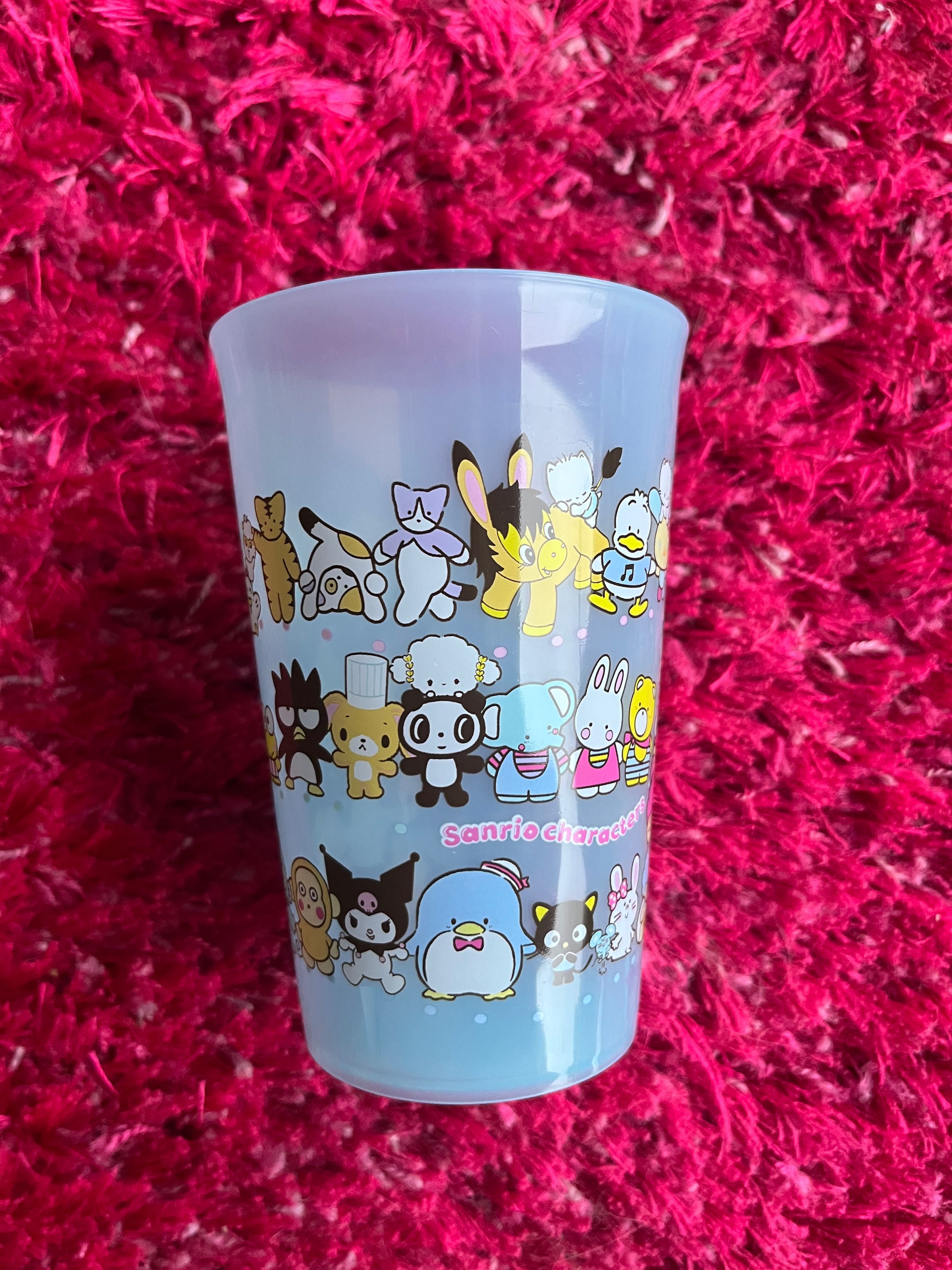 Kubek plastikowy szklanka Sanrio Sugarbunnies Cinnamoroll Hello Kitty