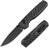 Kizer Original XL Button Lock Carbon Fiber Handle V4605M1 Exclusive