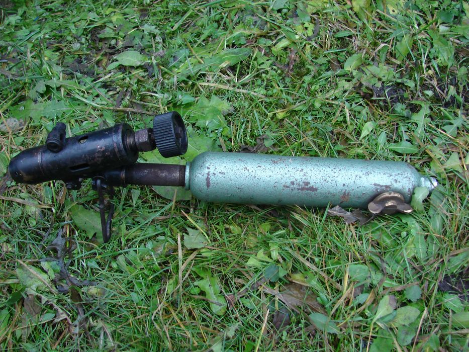 Stara niemiecka lutlampa lampa benzynowa typ BAT 201