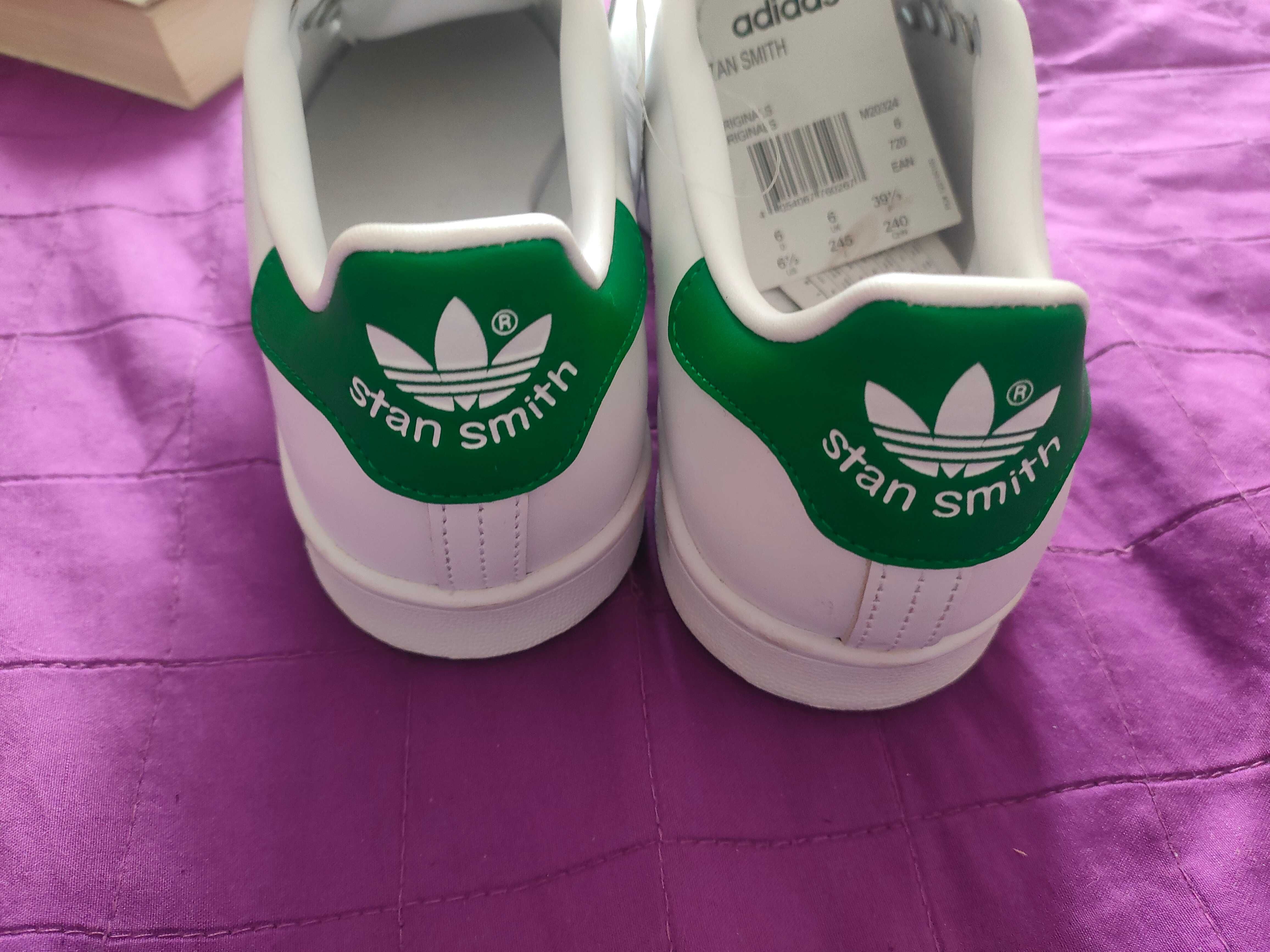 Buty Adidas biało zielone