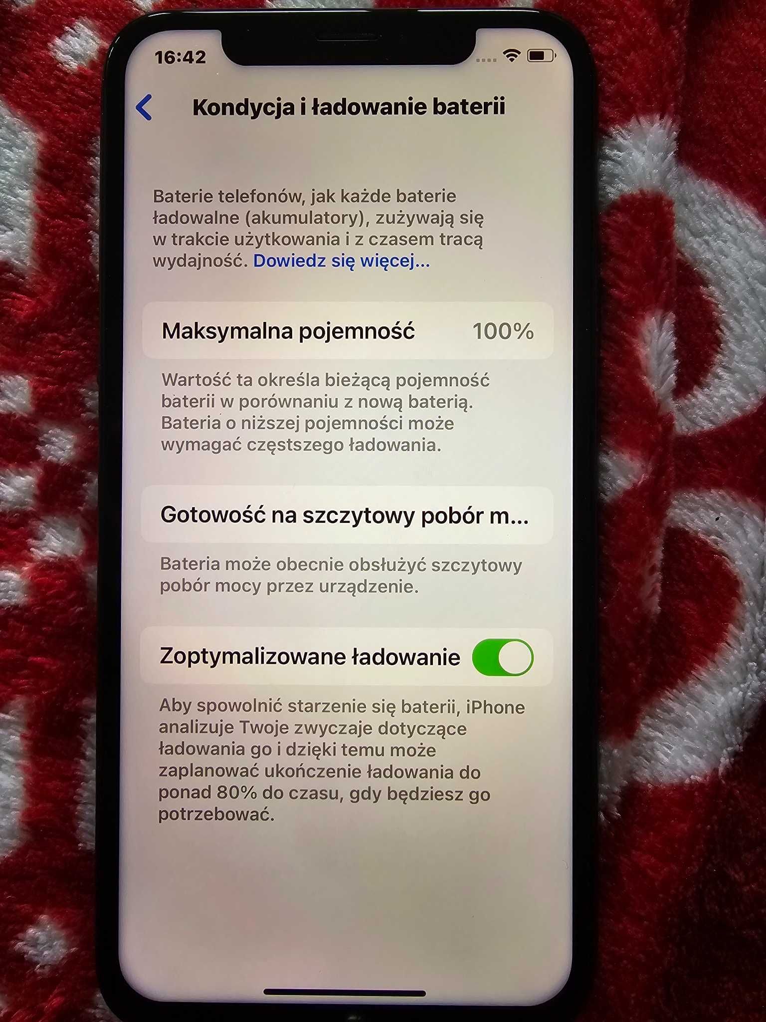 Iphone X 256gb czarny