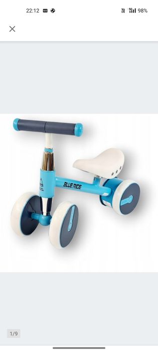 Rowerek biegowy, Pchacz , chodzik .