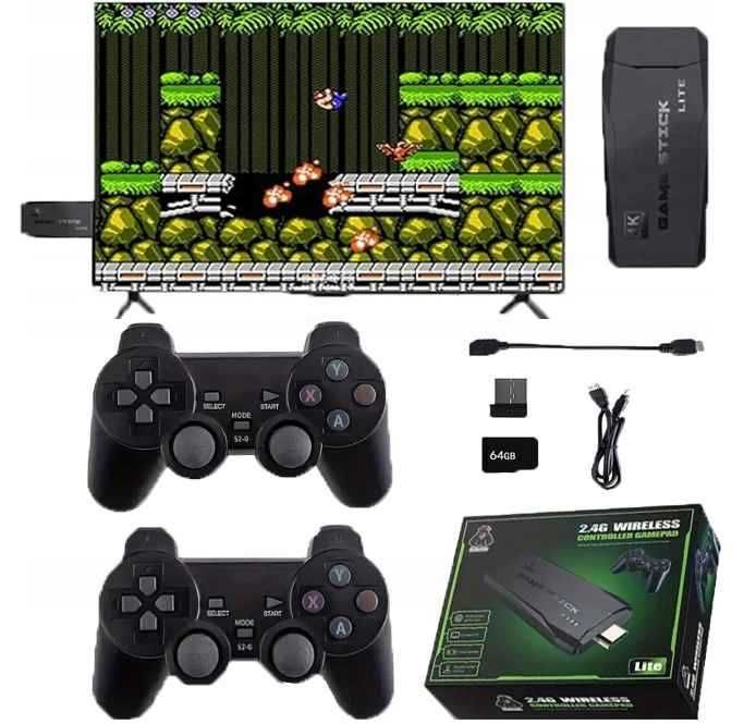 Konsola Retro Stick 20 000 GIER 2 Pady HDMI 64GB