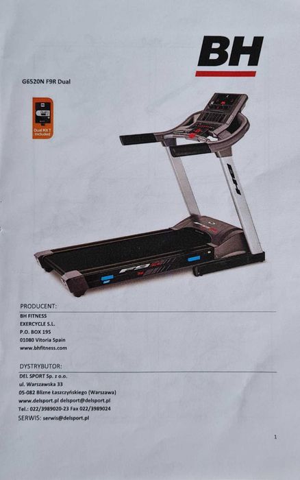 bieżnia BH G6520N F9R Dual