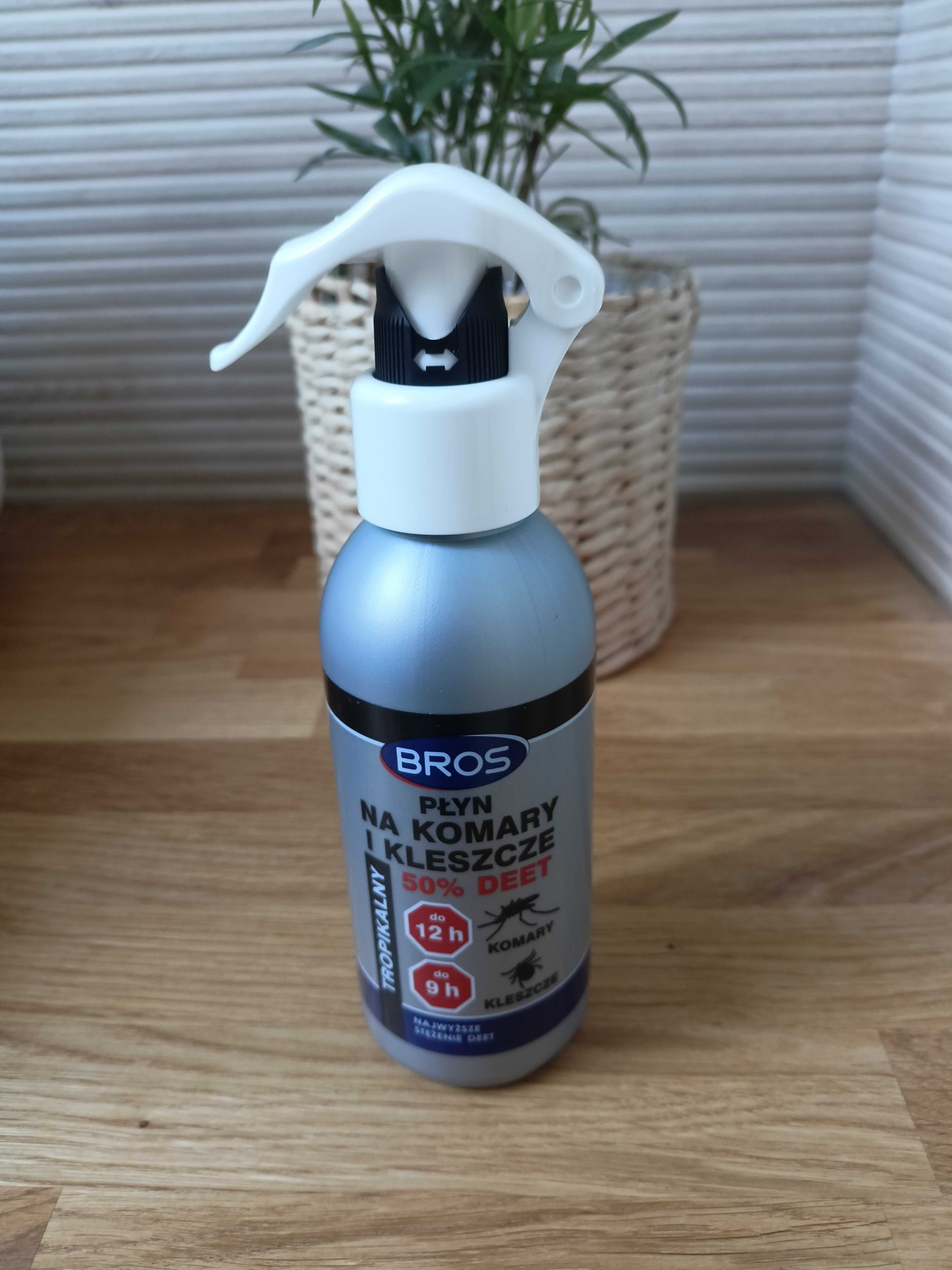 Spray na komary i kleszcze Bros 50% deet 130 ml repelent jak Mugga 2x